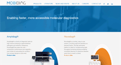 Desktop Screenshot of mobidiag.com