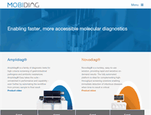 Tablet Screenshot of mobidiag.com